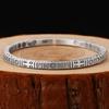 Pulsera de Plata de Moda para Parejas con Patrón Anaglifo Vintage de Estilo Nacional ins Nicho Trendy para Hombre y Mujer de AliExpress