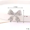 Novos Acessórios de Joias Coração Laço Arco-Íris Cravejados de Diamante DIY Liga de Zinco Capa de Celular Acessórios de Adesivo Traseiro de Beleza