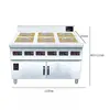 Estufa Eléctrica de Cerámica Comercial Zhejiang, Tipo Gabinete de Mesa Cuatro Placas Alta Potencia Múltiples Placas Múltiples Ojos Cocina de Inducción, Olla de Barro Máquina de Arroz
