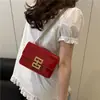 Bolsas de Moda para Mujer al por Mayor con Textura Elegante, Bolsos Cuadrados Pequeños Retro de Moda, Bolsos Casuales con Cadena de Cierre, Bolsos Cruzados