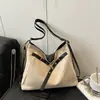 Bolso Tote de Gran Capacidad Estilo Retro Nuevo de Otoño e Invierno para Mujer Casual Simple para Viaje al Trabajo Un Solo Hombro Doble Hombro Bandolera