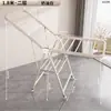 Perchero de pie para uso doméstico en dormitorio, balcón, interior y exterior, tendedero para ropa de bebé, tendedero para edredones, perchero