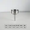 Embudo de acero inoxidable engrosado, tamaño grande, adecuado para verter leche de soja y vino, ideal para cocinas comerciales, una herramienta versátil con una abertura amplia para filtrar aceite
