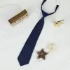 Jk Corbata de Lazo para Hombre Color Sólido Estilo Japonés Sin Nudo Cuello Plano para Mujer Combinación Perfecta Estilo Escolar de Pareja Uniforme