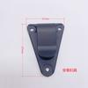 Accesorios de Plástico Gancho Hebilla Placa Triangular Hebilla Bolsa de Bicicleta Bolsa Delantera Gancho Clip Trasero Gancho para Tubo de Agua de Bicicleta