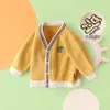 Ropa Infantil de Dudu: Cárdigan de punto para niño, Conjunto de primavera, Chaqueta para bebé, Ropa de primavera para niña, Prenda superior elegante para bebé