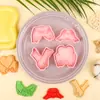Dia dos Namorados Molde de Biscoito Gancho Mãos Dadas Desenho Animado 3D Molde de Biscoito Argila DIY Simulação Biscoitos Impressos