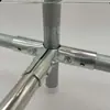 Clip de fijación de tubería de 4 minutos conector en T para tubería redonda de 20 mm sujetador apretado conector para accesorio de tendedero