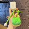 Llavero Original de Pez de Madera para Aliviar el Estrés y la Estabilidad Emocional, Llavero Estilo Budista, Lindo Colgante de Panda para Mochila