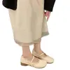 Zapatos Mary Jane de Encaje con Tacón Bajo Estilo Francés para Mujer, Nuevo Modelo Primavera/Verano 2026, Adecuados para Combinar con Vestidos, Zapatos de Noche, Zapatos Bajos de Piel