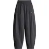 Pantalones de moda de cintura elástica y pierna acampanada para mujer, nueva colección otoño/invierno 2026, de tiro alto, adelgazantes, casuales, elegantes y adecuados para el trabajo, largo cropped