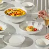 Cuenco Cerámico de Alta Gama con Patrón de Piedra Bajo Esmalte Modelo 2026 Set de Platos Sencillos para el Hogar, Tazones para Comer, Platos, Cucharas