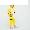 Pijama de Franela con Dibujos de Animales Gemelos al por Mayor de Fábrica para Niños y Adultos Unicornio Dinosaurio Pegaso Engrosado Bata de Noche