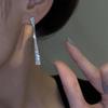 Pendientes Geométricos de Triángulo con Microincrustaciones de Circonita de Diseño de Nicho, Pendientes Versátiles y Elegantes