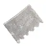 Borboleta Floral Branca Vintage Solúvel em Água Poliéster Código de Barras Roupa Hanfu Vestido de Casamento Cortina Toalha de Mesa Têxtil para Casa Acessórios Decorativos