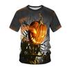 Camiseta para Hombre, Ropa Y2K, Cómics, Camiseta de Halloween, Fantasma
