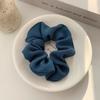 Banda para el cabello suave ins, dulce cuerda para el cabello que combina con todo, anillo francés para el intestino grueso, lazo para el cabello de tela de color sólido, accesorios para el cabello de Corea del Sur