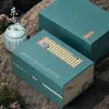Caja de Empaque de Té Verde de Primavera Tarro de Cerámica de Alta Gama Caja de Regalo Té Negro Té Verde Caja de Empaque Universal para Té Caja de Regalo Vacía