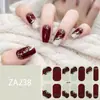 ZA - Adhesivo para uñas blanco sin hornear, totalmente impermeable, parche para decoración de uñas, sensación avanzada, simple, pegamento para esmalte de uñas al por mayor