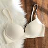 Roupa Íntima Japonesa Push-up Anti-queda Feminina Sem Aro Sem Costura Pequeno Top-up Sutiã Sutiã Para Seio Invisível