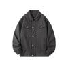 25 Jaqueta Masculina Casual de Lã Nova Outono e Inverno Estilo Japonês Roupa de Trabalho Marca Tendência Moda Jaqueta Solta de Tamanho Grande para Homens