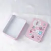 Caja de almacenamiento de hierro, caja de hojalata, caja para pendientes, caja para ganchos de oreja, caja para anillos, joyero, caja pequeña para guardar joyas