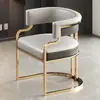 Cadeira de Jantar de Luxo Leve Venda de Hotel Escritório de Vendas Recepção de Salão de Beleza Cadeira Sofá de Mahjong Salão de Unhas Cadeira de Maquiagem para Cliente