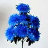 Flores Artificiales Hechas a Mano al por Mayor de la Fábrica Zhaopinghua, Estilo Festivo Estilo Pastoral Chino Ramo de Flores de Seda Crisantemo de Cola de Golondrina de Siete Cabezas