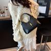 Bolso de Diseño de Nicho de Alto Nivel con Bloques de Color para Mujer, Nuevo Bolso Dumpling 2026, Bolso de Mano Versátil para el Trabajo, Cruzado, Bolso de Hombro
