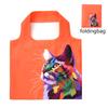 Nueva Bolsa de Compras Plegable Transfronteriza Bolsa de Almacenamiento Museo Pintura al Óleo Impermeable Bolsa de Almacenamiento de Hombro Bolsa Tote para Compras de Abarrotes
