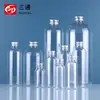 Botella de Plástico Personalizada 100Ml200Ml500Ml Transparente con Tapa Sellada Tapa de Aluminio Líquido Sub-Botella Botella de Muestra