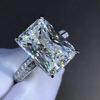 Set Transfronterizo de Nuevo Estilo Popular de Ebay con Anillo de Zircón Extra Grande Anillo Simple para Dama Regalo Joyería al Por Mayor
