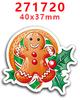 Nuevo parche de resina acrílica 2023, moño, adorables pegatinas decorativas para refrigerador PR271202