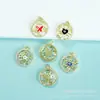 Fábrica de Origen Joyería Microincrustada Accesorios Piezas de Cobre Serie Ojo del Diablo Ojos Serie Mariposa Colgantes