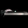 Luya falso camarão anzol 6cm 5.4g gancho luminoso grupo de pesca Luya Soft Bait contas luminosas senhora pendurar simulação camarão isca falsa
