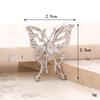 Nova Diy Gem Arco Jóias Acessórios Liga de Zinco Branco K Cor Doces Tulipa Buraco Sapatos Acessórios Sapatos Flor