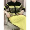 Traje de Moda para Mujer 2025, Popular este Año, Cardigan de Punto Único y Chic y Pantalones Casuales, un Conjunto Completo para Vestir en Primavera
