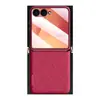 Funda con Lanyard para Zflip8 Sulada Aroma Pequeño Cruzada Soporte Forma de Diamante Adecuada para Samsung Zflip7 Funda Protectora