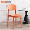 Habitación de Alquiler Mesa de Comedor Taburete de Plástico Silla de Comedor para el Hogar Apilable Taburete Engrosado Hogar Fuerte y Duradero Silla para Sala de Estar