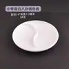 Plato de tinta Cerámica Tinta Mariposa Pintura china Paleta de colores Multifuncional Blanco Porcelana de imitación Resistente a caídas Estudiante Pintura Plato redondo Venta al por mayor