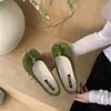 2026 Zapatos de Piel de Cerdo con Dedos Divididos Estilo Cuatro Estaciones Bailarinas de Hada Planos Populares Mocasines Planos para Mujer de Primavera y Otoño