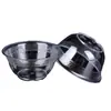Tazón Desechable Tazón de Cristal de Aviación Vajilla Dura Tazón de Plástico Olla Caliente Hogar Restaurante Tazón para Aperitivos Palillos Tazón para Sopa