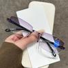 Nuevas gafas de lectura con zoom inteligente de adorno, puesto de gafas de lectura inteligentes de tecnología negra, gafas de lectura sin montura con filtro de luz azul