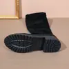 2026 Botas de Cano Alto Botas Longas Comércio Exterior Emagrecedoras Acima do Joelho Novas Botas Longas de Camurça Outono Inverno Versátil Feminino Versátil Mostra Elasticidade
