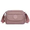 2025 Bolso Cruzado Nuevo de Lona de Nylon para Mujer Color Sólido Bolso de Mamá Casual de Tela Oxford Versátil Pequeño Bolso de Hombro