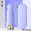 Guarda-chuva de Sol Guarda-chuva Feminino Guarda-chuva Dobrável Senso Avançado 50% Guarda-chuva Dobrável tipo Cápsula Guarda-sol Guarda-sol Protetor Solar Proteção contra Chuva e Sol Guarda-chuva de Uso Duplo