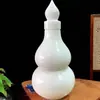 Adornos de Calabaza de Jade Blanco, Decoraciones de Feng Shui para el Hogar con Calabaza de Jade Blanco, Artículos de Puesto Callejero, Regalos y Artesanías de Jade