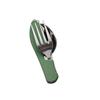Mini Plegable Desmontable Combinación Vajilla de Viaje Montañismo al Aire Libre Mango de Aluminio Multi-Apertura Cuchillo para Exteriores Regalo Cuchillo para Fruta