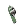 Cuchillo Plegable Multifuncional Desmontable, Tenedor y Cuchara para Acampar Operado por el Fabricante, Vajilla Tres en Uno, Cuchillo Portátil para Regalo al Aire Libre