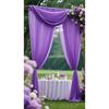 Cortina de Gasa de Malla Blanca Transfronteriza Utilería para Diseño de Lugar para Fiesta de Boda al Aire Libre Ramo Arco de Boda Cortina de Boda